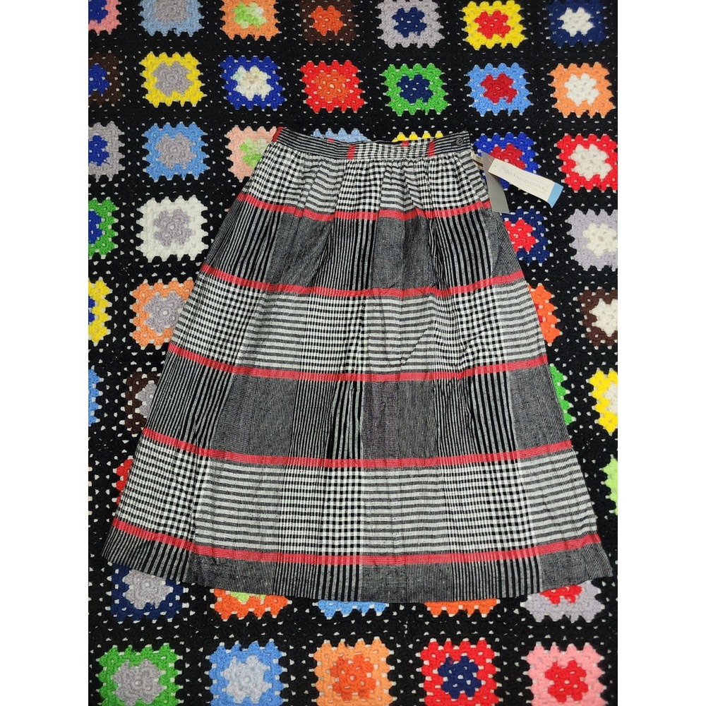 Evan Picone Wool Blend Skirt‎ Vintage Women's Size 14 Waist 28 NWT
